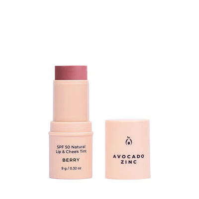 SPF 50 NATURAL LIP & CHEEK TINT - BERRY